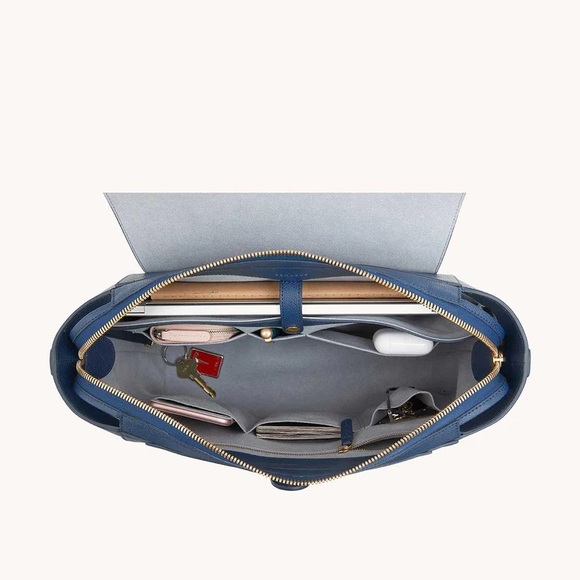 {{senreve}} Maestra Bag Pebbled Marine Large - Picture 6 of 16